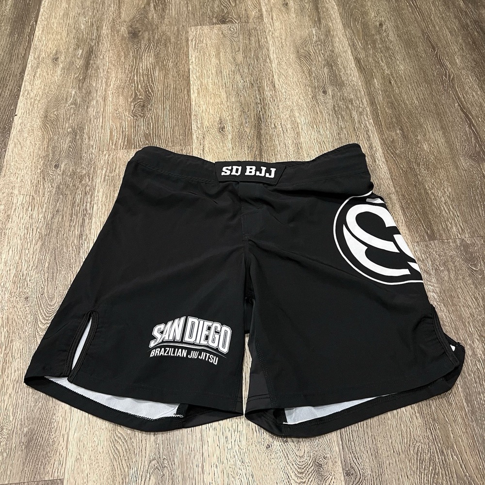 San Diego Brazilian Jiu Jitsu Shorts Mens Size 2XL Black Ju Jitsu Grappling BJJ